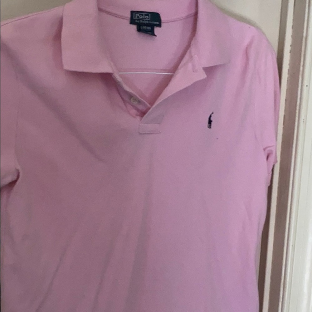 Boys Pink Polo Shirt